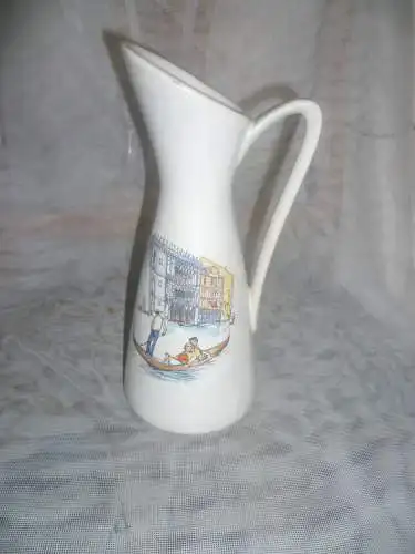 Seltene Jasba Heinz Siery  Keramik Vase 1960er Jahre Dekor  Venedig  Höhe: cm24 . In schönem Zustand ohne Chips oder Risse.