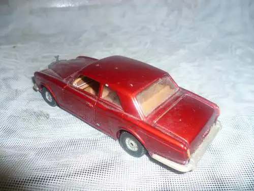 CORGI TOYS ROLLS ROYCE SILVER CORNICHE - METALLIC RED L14.0cm - GOOD unbespielt! aus der Vitrine nur angestaubt! ohne Orig. Verpackung!