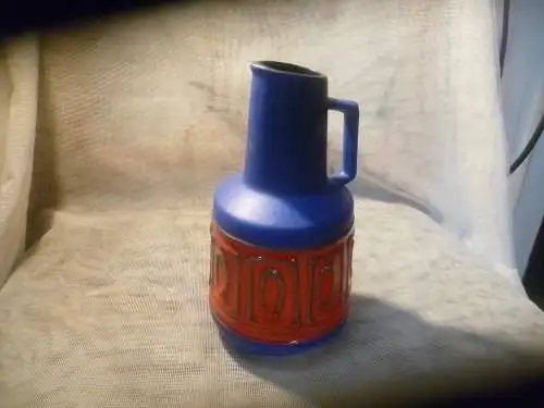 Marzi & Remy Keramik behandelt Vase Glänzend rot glasiert Markiert 2012/18