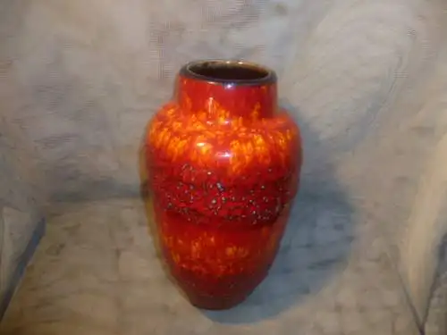 Scheurich Lora  Crusty Vase Fat Lava Modell 549-21 Keramik tolle Farben  Mid Century Keramik Vitrinen Zustand Designerin war: Gerda Heuckeroth