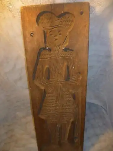 Spekulatius Lebkuchen Figuren Modell  um 1900 fein geschnitzt! Provenienz Bäckerei in Bretten Baden Württemberg