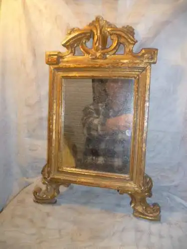 18. Jahrhundert Französisch Louis XVI geschnitzt Giltwood Wandspiegel aus der Provence