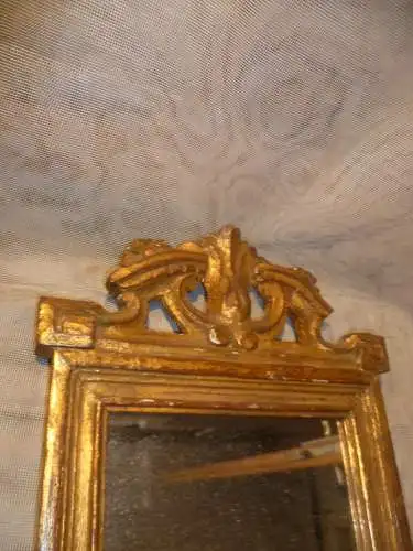 18. Jahrhundert Französisch Louis XVI geschnitzt Giltwood Wandspiegel aus der Provence