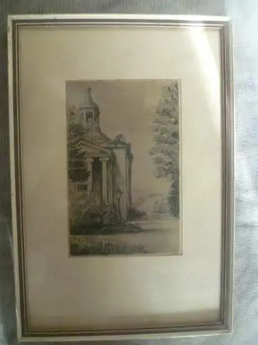 Elizabeth O'Neill Verner ??  1883 – Charleston 1979  Kathedrale ehr fein detailliert ausgeführte Federzeichnung