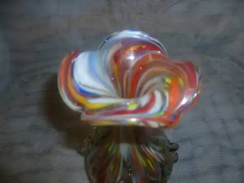  Sommerso Murano Glas Vase von Seguso,vide poche 1960er