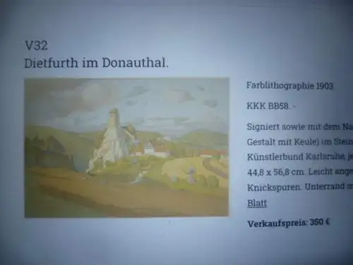 Hans Richard von Volkmann (* 19. Mai 1860 in Halle (Saale); † 29. April 1927 ebenda) war ein deutscher Illustrator und Landschaftsmaler " Kronenburg Eifel"