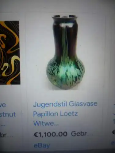  Vase Lötz Witwe Klostermühle Entwurf und Ausführung: Lötz Witwe, Klostermühle, um 1902 Dekor: Medici