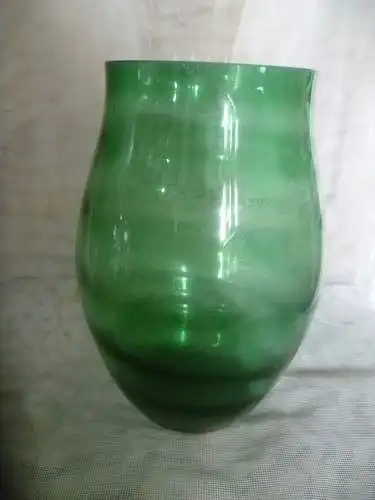 Sammlerglas Bohemia Vase 60 Jahre SCHOTT Zwiesel VASE Glas Kunstglas Blockvase 1960/70er BRAUN