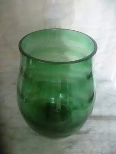 Sammlerglas Bohemia Vase 60 Jahre SCHOTT Zwiesel VASE Glas Kunstglas Blockvase 1960/70er BRAUN