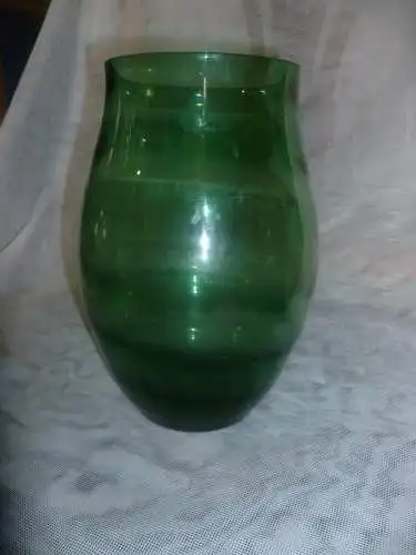 Sammlerglas Bohemia Vase 60 Jahre SCHOTT Zwiesel VASE Glas Kunstglas Blockvase 1960/70er BRAUN