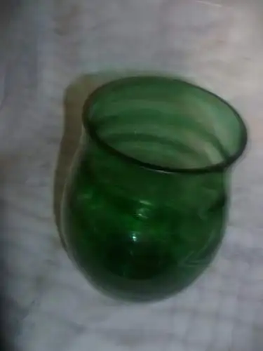 Sammlerglas Bohemia Vase 60 Jahre SCHOTT Zwiesel VASE Glas Kunstglas Blockvase 1960/70er BRAUN