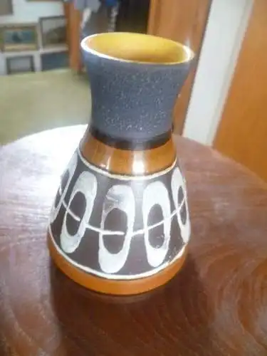 Dümler & Breiden Vase Keramik Vintage braun WGP 127-10 60er