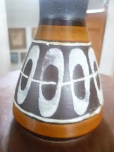 Dümler & Breiden Vase Keramik Vintage braun WGP 127-10 60er