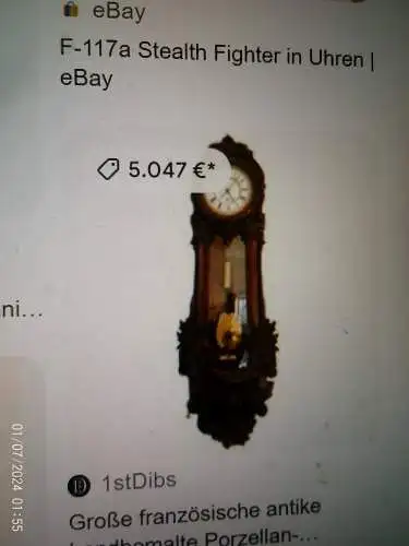 Verkaufen!!     Lenzkirch Walnuss Hand geschnitzt " Glückliche Stunde und Sie Zeige"  Mini Regulator um 1885  Masse: 44 x 18 cm 