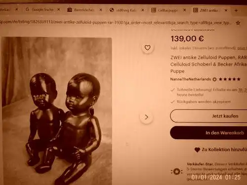 Celba DRP Germany 15 Nixe Alter/Entstehungszeit: vor 1945 Größe: ca. 15 cm
