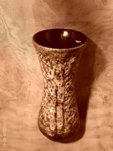 Stein Keramik 21/ 20 FAT LAVA Modernist um 1960 wohl von  Heinz Martin H:15cm aus der Vitrine