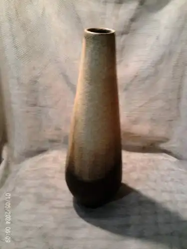 Gazelle-Afrika Dekor Studiokeramik Turmmarke 8 (Foto) 1970 Ära Kegelform H: 33cm aus der Vitrine 