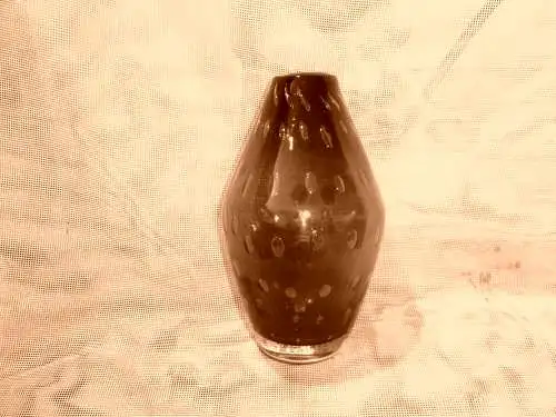 Bubble Glass Vases by Hirschberg, Germany, 1970 Fliederfarben !