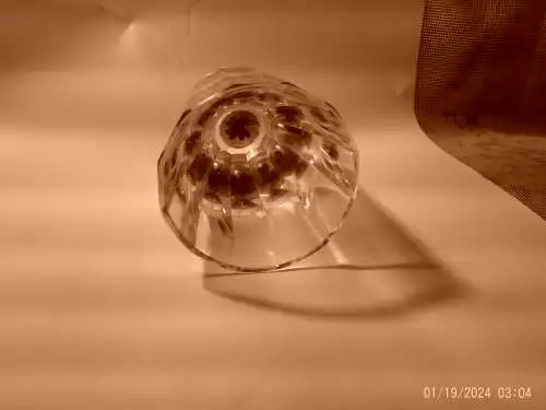 Anton Kothgasser 1769 Wien 1851 "Glücksklee Glas" H: 8cm um 1820-40