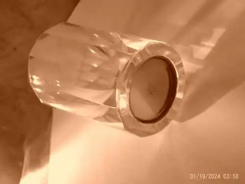 Anton Kothgasser 1769 Wien 1851 "Glücksklee Glas" H: 8cm um 1820-40