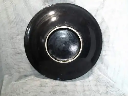  Obstschale von Hanns Welling oder Aldo Londi für Bitossi, Mid Century 1960/70 handgefertigt in Dunkelrot !