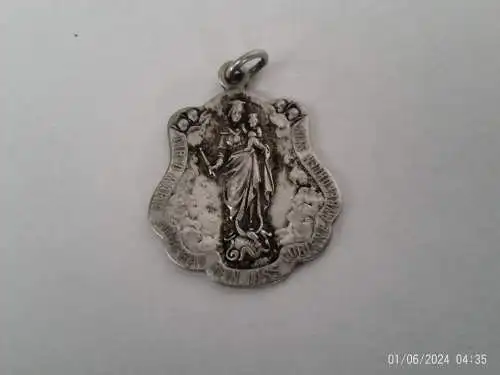 Medallion Koblenz 21.09 1924 Mittelrheinischer Kirchentag Silber 835