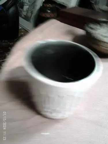 Designer Halidan Kutlu kleiner Übertopf  ca 1970 Ära 