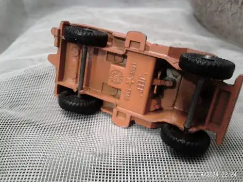  LONE STAR WILLYS JEEP  Orange Jeep,  1:43 GB , AHK  orange Lenkrad wenig bespielt , da Vitrine