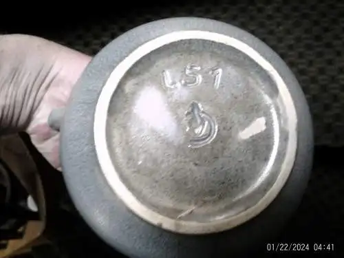 Van Daalen L51 Henkel Keramik Vase 60 Jahre H: 17 cm