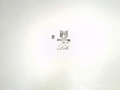 SMF Jugendstil seltene Kuchen Torten Platte Dekor Lili um 1950 