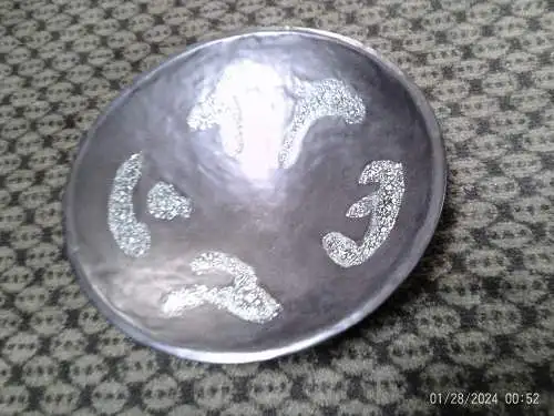 Studio Keramik Space Schale signiert ? Durchmesser: 20cm aus den 1960-69 Jahren 