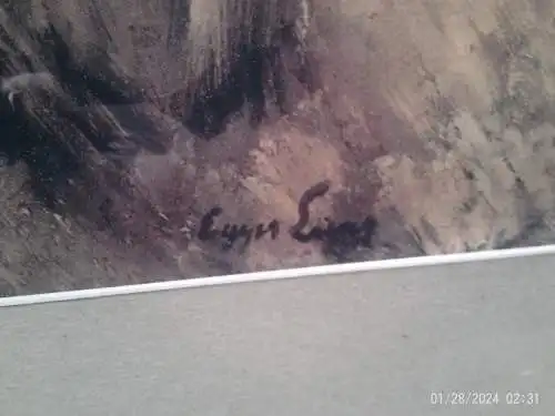 Albin Egger Lienz 1868-1925 "Knabe an der Quelle" Lithographie in der Platte signiert um 1923