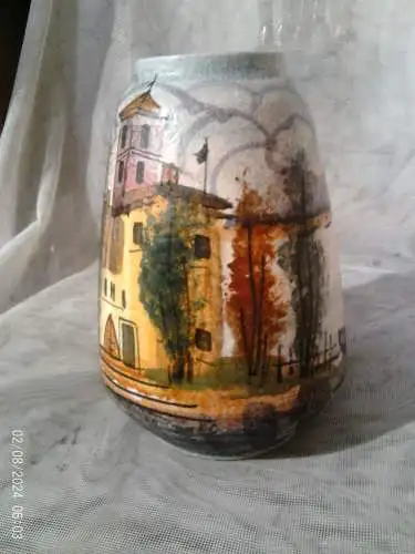 Jawe Edelkeramik Künstler:Walter Berg 1906-1967 Spoleto Italien Ansicht 1950Jahre