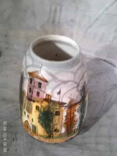 Jawe Edelkeramik Künstler:Walter Berg 1906-1967 Spoleto Italien Ansicht 1950Jahre