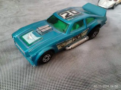 Matchbox Speedkings K60 blau türkis Metallic Ford Mustang 1976 