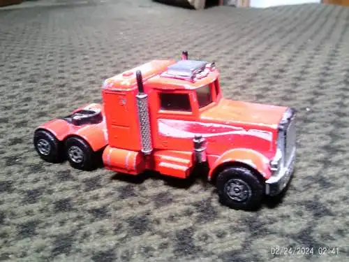Matchbox Super Kings Peterbild Truck von 1978  bespielt! Zugmaschine !!