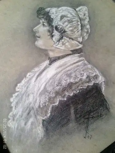  "Junge Holländerin" Georg Karl Balthasar von Hoeßlin 1851-1923