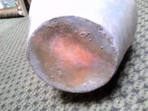 Westerwälder Keramik Kanne, Krug  bauchige Birnen Form 1800 - 1840 Ritzdekor ? H: 32cm