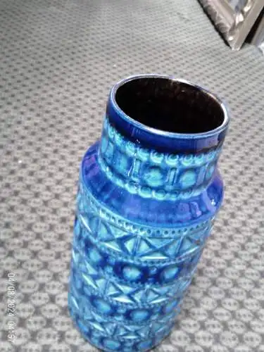 Bay Keramik Vase von Bodo Mans 605-25Arä 1960-70