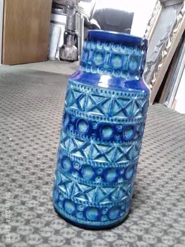 Bay Keramik Vase von Bodo Mans 605-25Arä 1960-70