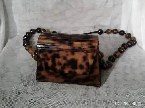 MANGO Trapeze TORTOISE LUCITE Methacrylat Tasche LTD ED Schultertasche M Box Handtasche Neu