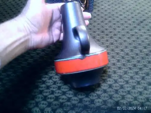  Heinz Siery von 1967 Carstens Tönnishof eine futuristische Raketenform.Ufa Space Keramik Vase Formnr: 1525-19