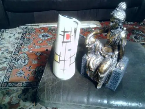 Heinz Siery Designer Konfetti-Graffiti Designer Keramik Foreign 275-28  Rockabilly Ära 1950 Mid Century Graffiti Dekor