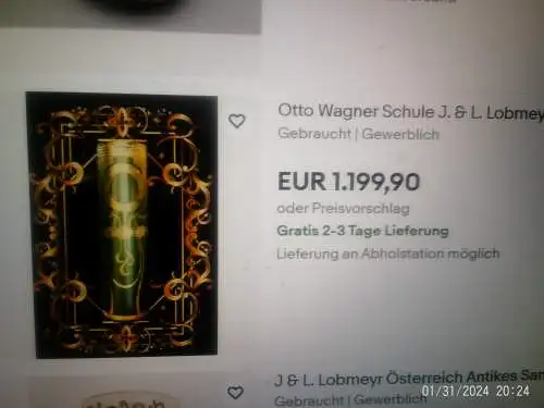 J. & L. Lobmeyr ,Ein Paar böhmische Karaffen 4 Likörgläser ovales Tablett aus grünem Kunstglas für4 Personen ca.1880 Otto Wagner Schule Wien