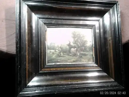 Karl Rohrhirsch 1875 München 1954 (R.Karol) " Heuernte datiert 1923 München"