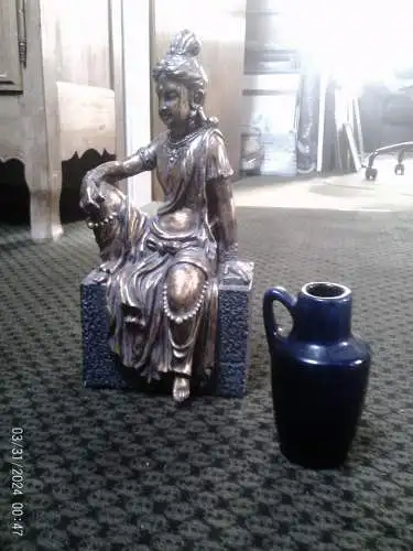 Scheurich  Gerda Heukeroth Design Keramik Henkelvase Vase Formnr.405-13 Höhe: 13 cm aus der Vitrine!