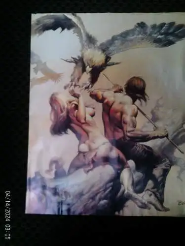 Boris Vallejo (peruanisch-amerikanischer Fantasy-Künstler, geboren 1941).  "The Lavalite World"