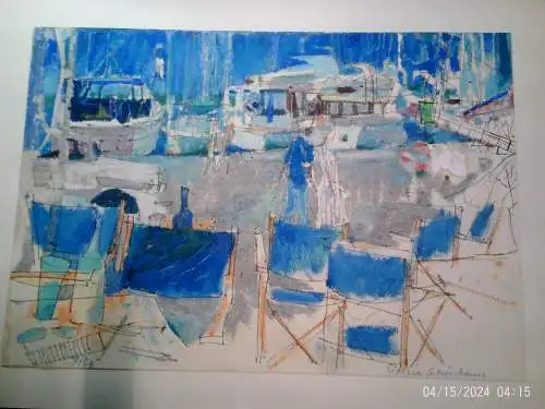 Ciama Schönhaus 1922 Berlin- 2015 Biel Benken  signiert u 1966 datiert !