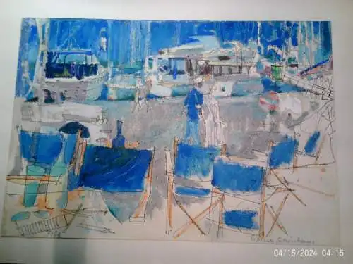 Ciama Schönhaus 1922 Berlin- 2015 Biel Benken  signiert u 1966 datiert !