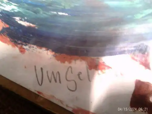 "Abstraktes Gemälde, möglicherweise in der Art des Informel"   ausgezeichnet 2 Preis Künstlerbund Mannheim !!